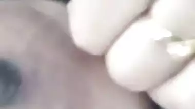 Bengali GF yummy boobs show on video call to lover