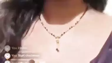 Tamil wife Sailaja shows boobs and big ass viral live