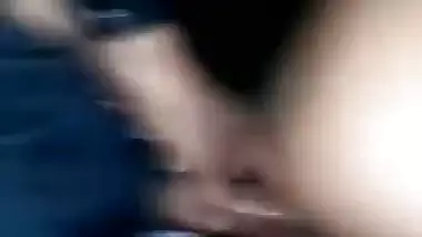 Wife romance and sex with husband with video call to lover