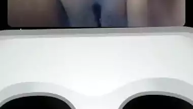 Tamil girlfriend sits naked for boyfriend to masturbate