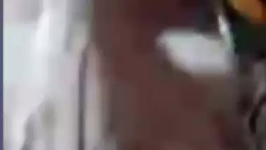 Hot wife exposing nude body curves to ex-lover